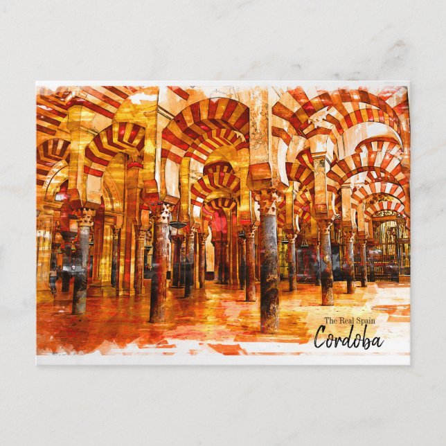 The Real Spain Cordoba Postcard (Front)