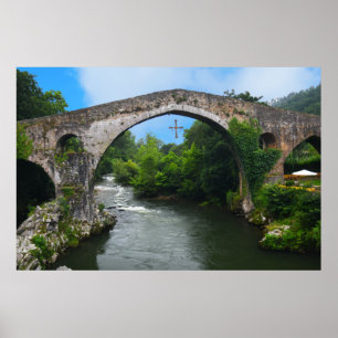 The Real Spain- Puente romano de Cangas de Onís Poster