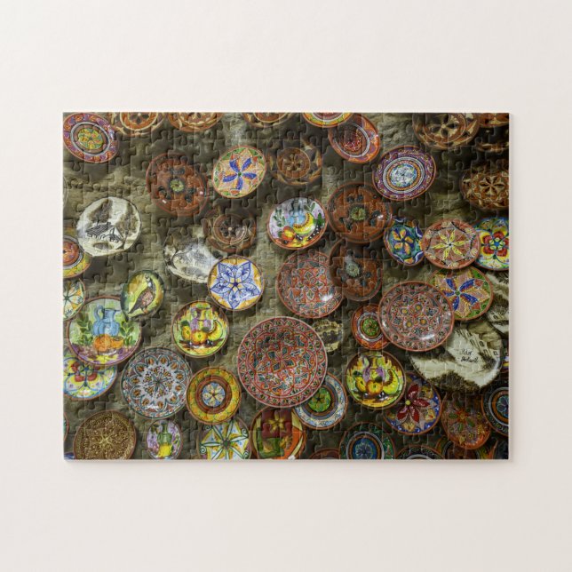 The Real Spain- Spanish plates Jigsaw Puzzle (Horizontal)