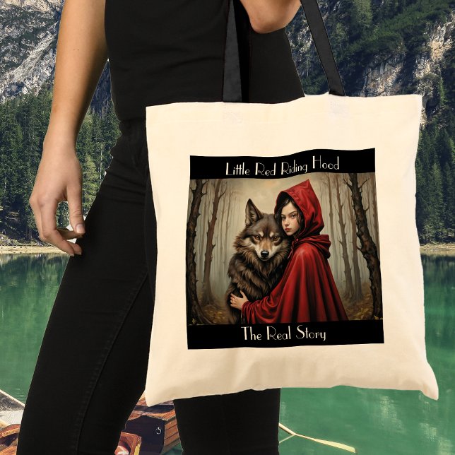 The real story of Little Red Riding Hood Tote Bag (Creator Uploaded)