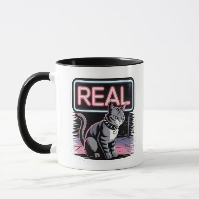 The Real Stray Cat Mug (Left)