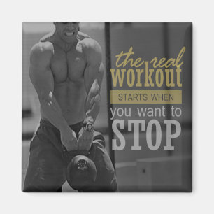 The Real Workout Encouraging Magnet