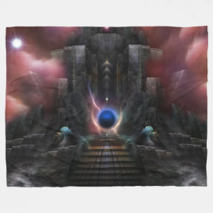 The Realm Of Osphilium Fleece Blanket