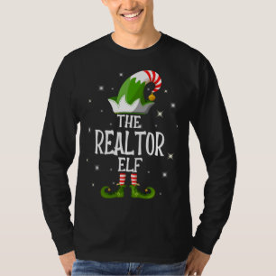 The Realtor Elf Family Matching Group Christmas T-Shirt