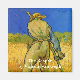The Reaper (after Millet) by Vincent van Gogh Magnet