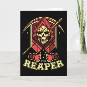The Reaper Mma Bjj Kickboxing Boxing Cage Fighter  Card