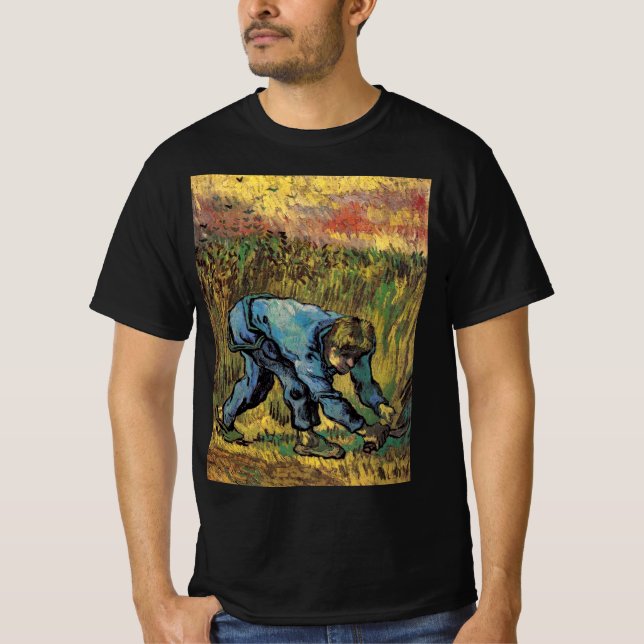 The Reaper with Sickle by Vincent van Gogh T-Shirt (Front)