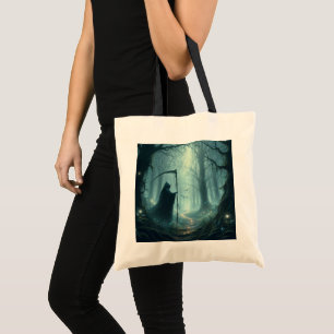 "The Reaper's Path: Journey Through the Enchanted Tote Bag