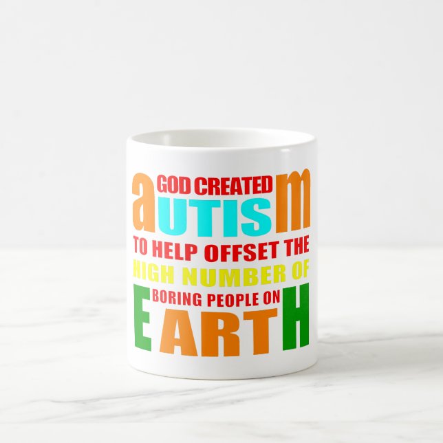 The reason for autism mug (Center)