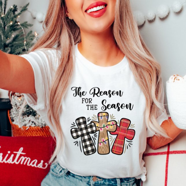 The Reason for the Season Cross T-Shirt (Creator Uploaded)