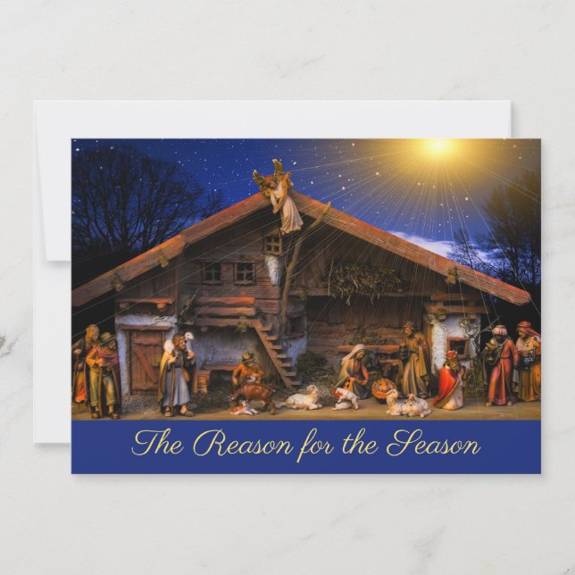 The Reason for the Season Nativity Scene Holiday C (Front)