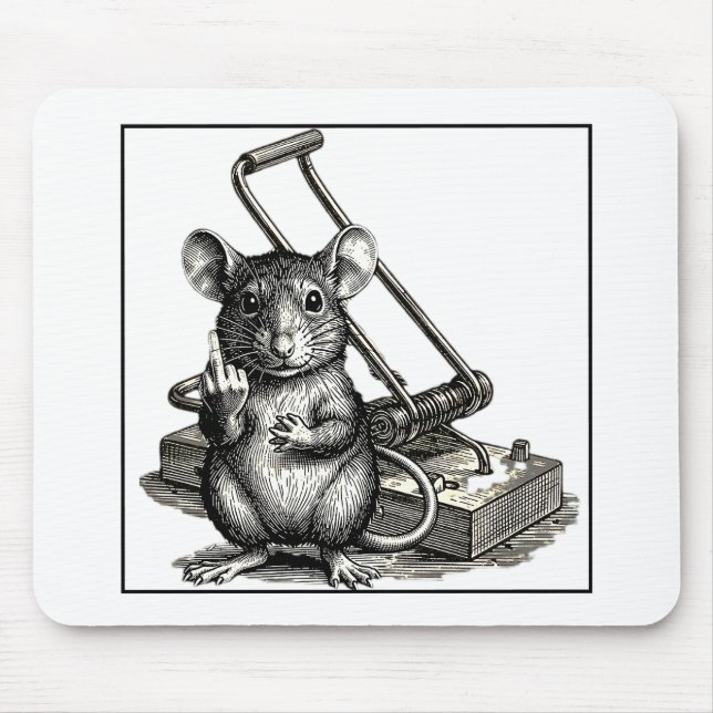 THE REBELLIOUS RODENT MOUSE PAD (Front)