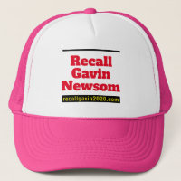 The Recall Newsom Trucker Hat