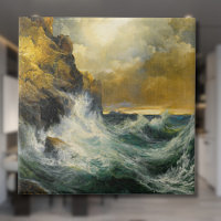The Receding Wave by Moran, 1909