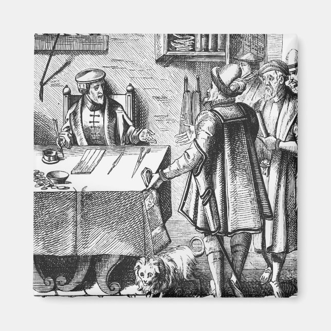 The Receiver of Taxes, after a woodcut in 'Praxis Magnet (Front)