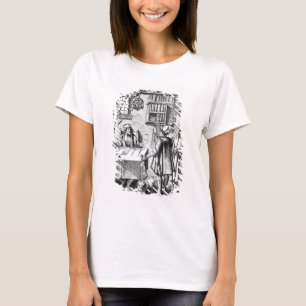The Receiver of Taxes, after a woodcut in 'Praxis T-Shirt