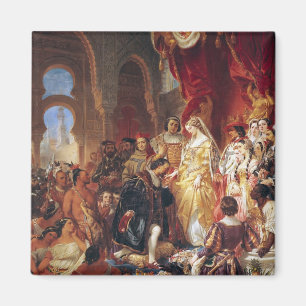 The Reception of Christopher Columbus Magnet