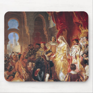The Reception of Christopher Columbus Mouse Pad