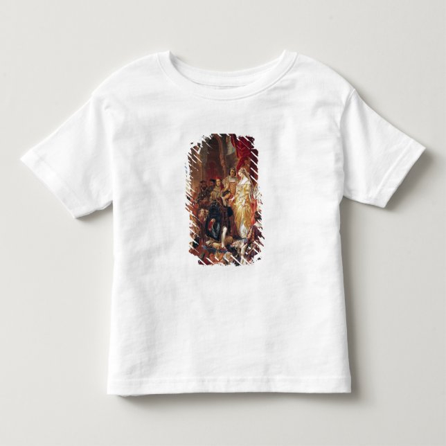 The Reception of Christopher Columbus Toddler T-Shirt (Front)