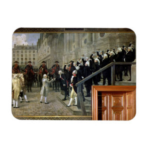 The Reception of Louis XVI at the Hotel de Ville b Magnet
