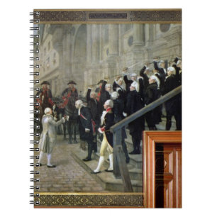 The Reception of Louis XVI at the Hotel de Ville b Notebook