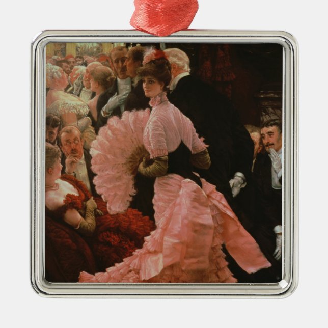 The Reception or, L'Ambitieuse (Political Woman) c Metal Tree Decoration (Front)