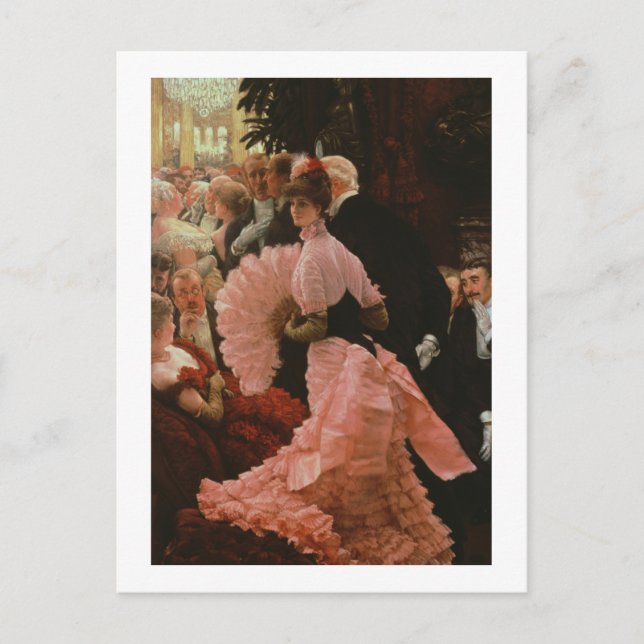 The Reception or, L'Ambitieuse (Political Woman) c Postcard (Front)