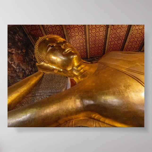 The Reclining Buddha in Bangkok Poster (Front)