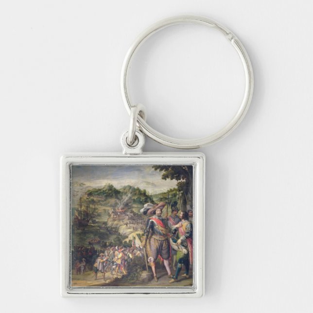 The Reconquest of St. Kitts, 1629 Key Ring (Front)