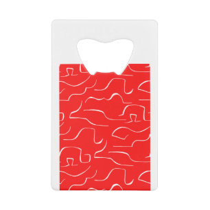 The red and white pattern.