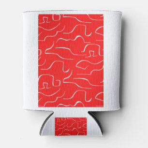 The red and white pattern. can cooler