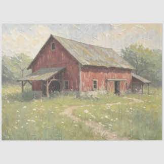 The Red Barn, Classic Americana Tissue Paper