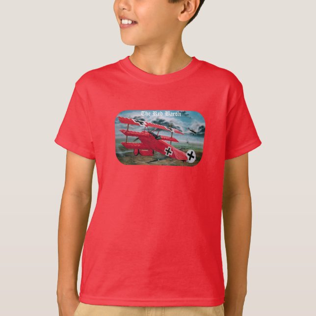 The Red Baron's Fokker triplane T-Shirt (Front)