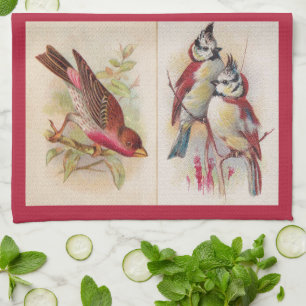 The Red Birds Kitchen Towel