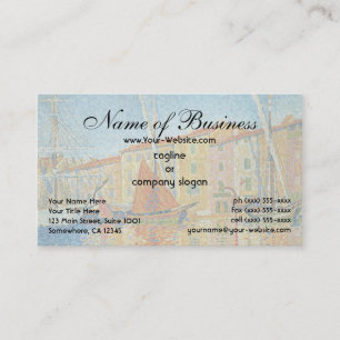 The Red Buoy (La Bouée Rouge) by Paul Signac Business Card
