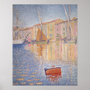 The Red Buoy, Saint Tropez, 1895 Poster