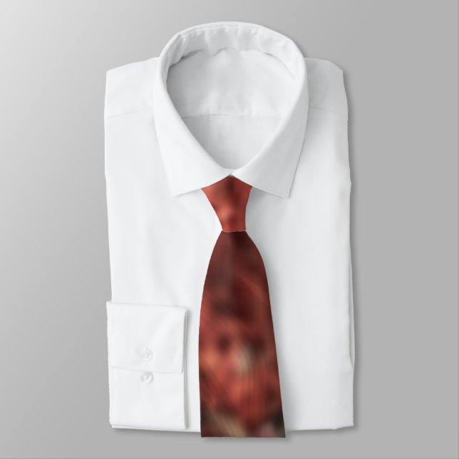 The Red Bush Tie (Tied)