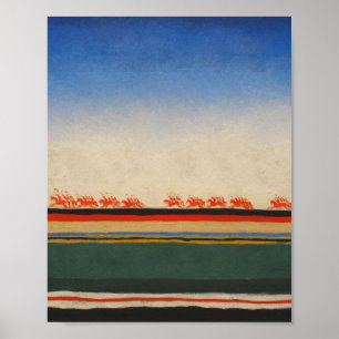 The Red Cavalry By Kazimir Malevich Poster
