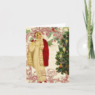 The Red Christmas Coat Holiday Cards