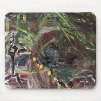 THE RED CLOWN MOUSE PAD