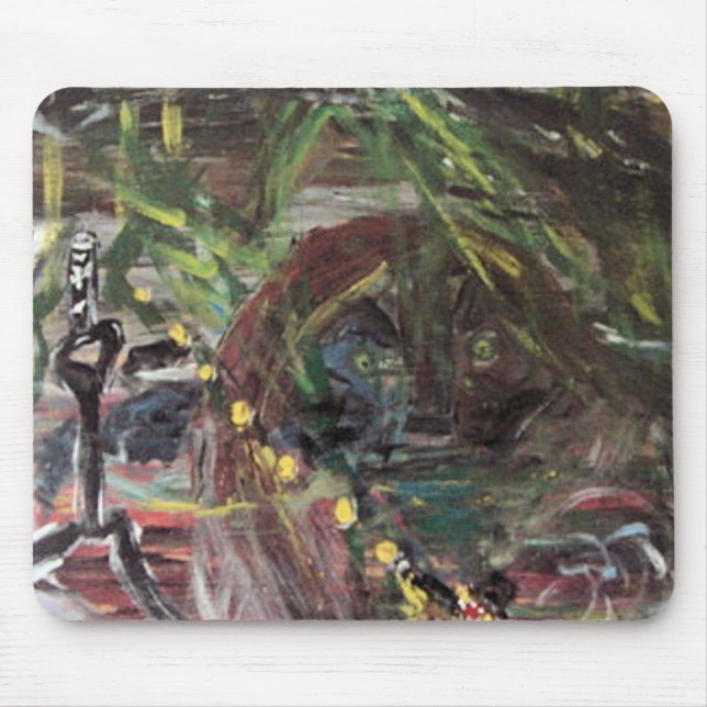 THE RED CLOWN MOUSE PAD (Front)