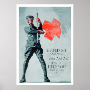 The Red Cross Helped Me (US00036) Poster