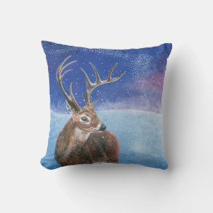 The red deer during Winter Cushion