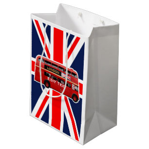 The Red Double-Decker London Bus Medium Gift Bag