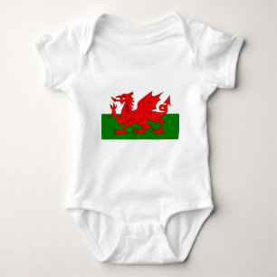 The Red Dragon [Flag of Wales] Baby Bodysuit