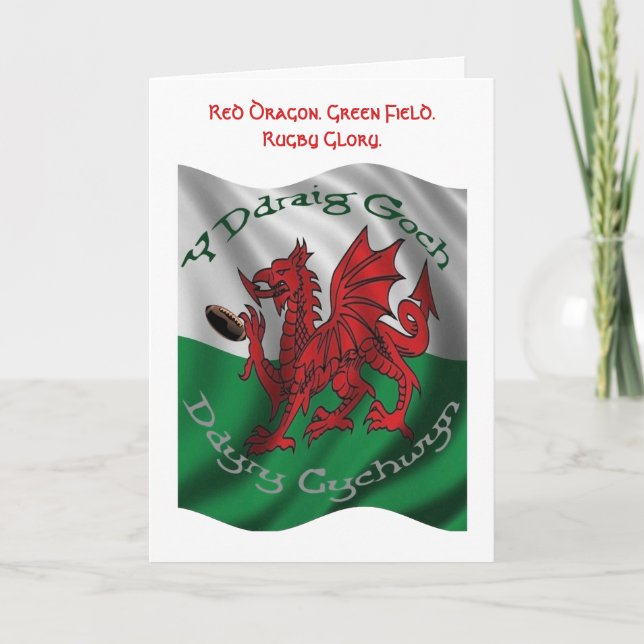 The Red Dragon Will Show The Way Card (Front)
