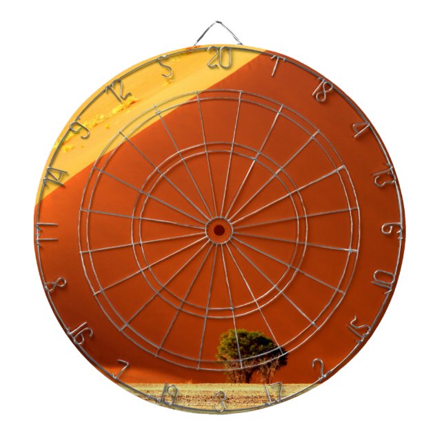 The red dunes of Sossusvlei Dartboard (Front)