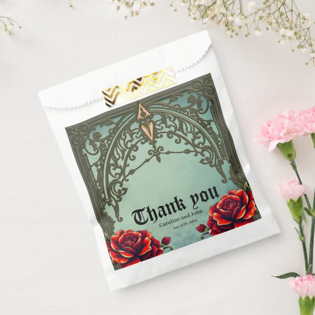 The red flower, the blossom of affection.  favour bag (Sealed)