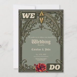 The red flower, the blossom of affection. invitation
