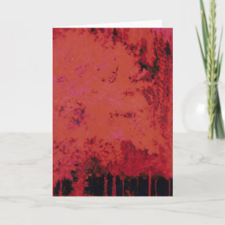 The Red Forest #3 Holiday Card